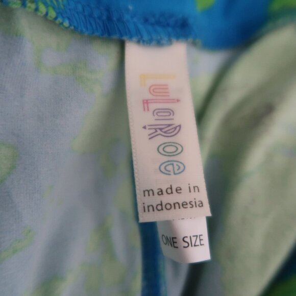 Lularoe world map leggings One Size - Picture 3 of 8